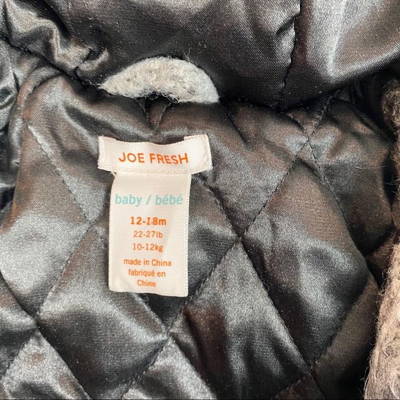 JOE FRESH Baby Girls Plaid Toggle Jacket - Picture 10 of 11